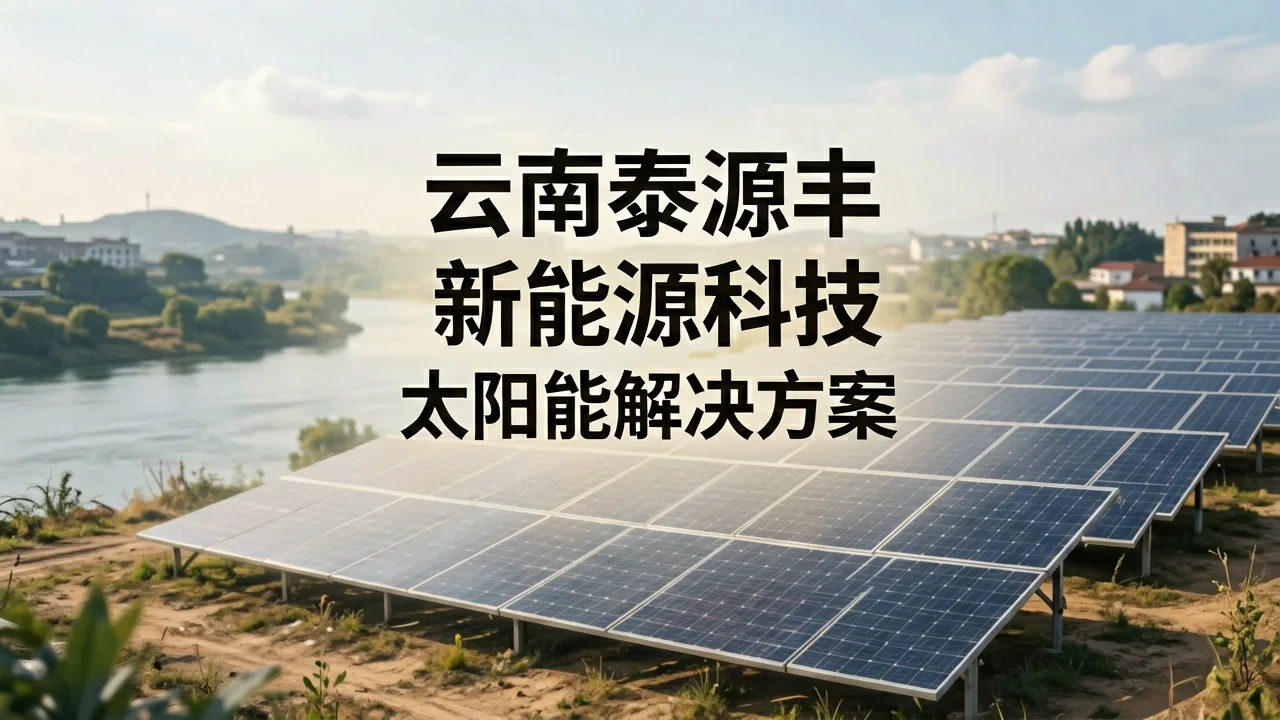 云南泰源丰新能源科技：让阳光价值看得见